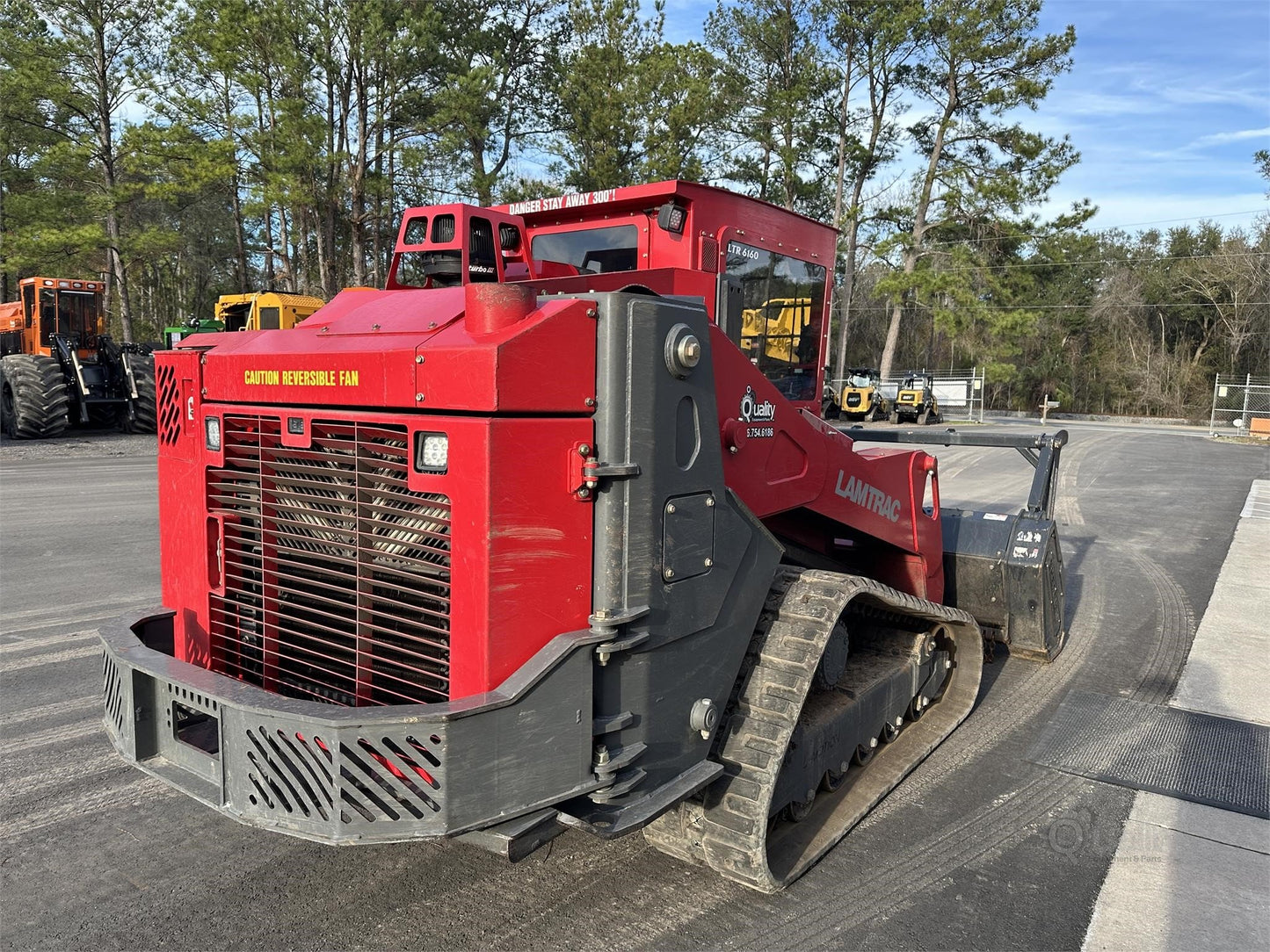 Lamtrac Track Mulcher | Model 2022 LTR6160T | Hydraulic Flow 40–45 GPM | For Forestry & Mulching Operations | USED