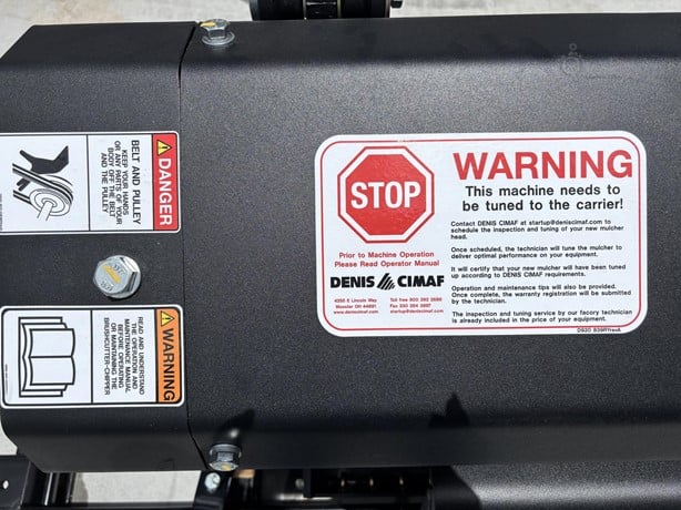 DENIS CIMAF Mulcher | Model 2025 DAF150D | 59" Cutting Width | 75 HP Carriers | 85cc Motor | For Skid Steer / Compact Track Loader (Forestry Carriers)