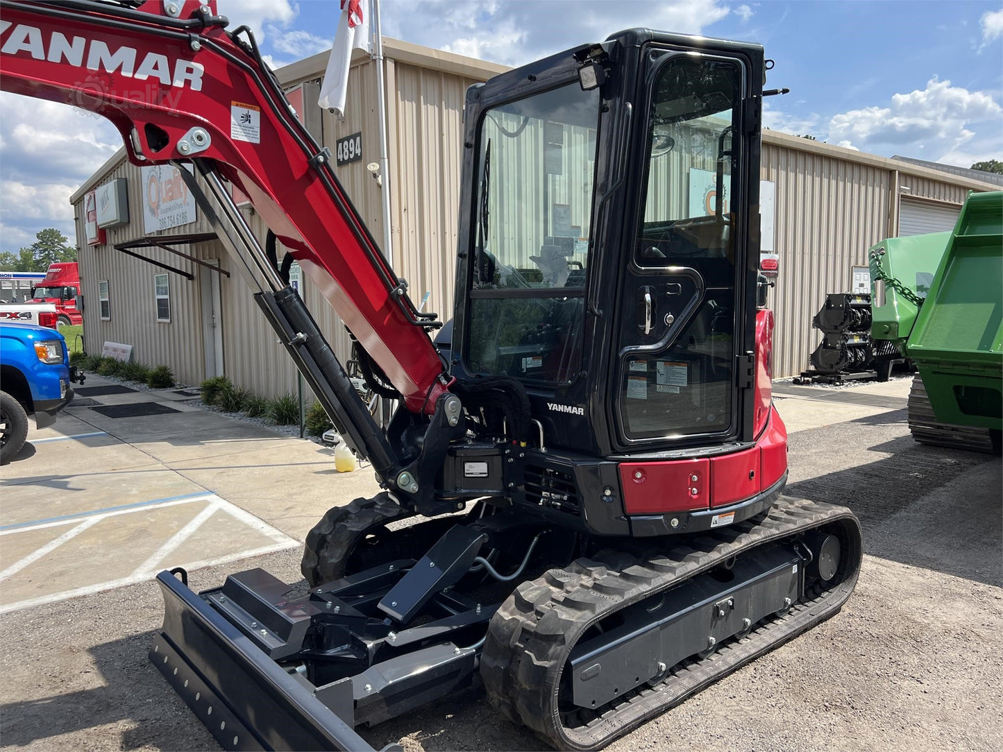 Yanmar Mini Excavator | 2024 Model SV40 (Enclosed) | Machine Size 12,000 lbs