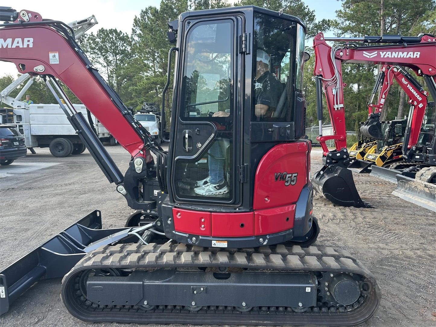 2023 Yanmar Mini Excavator | Model VIO55-6A (Enclosed) | Machine Size 12,247 lbs