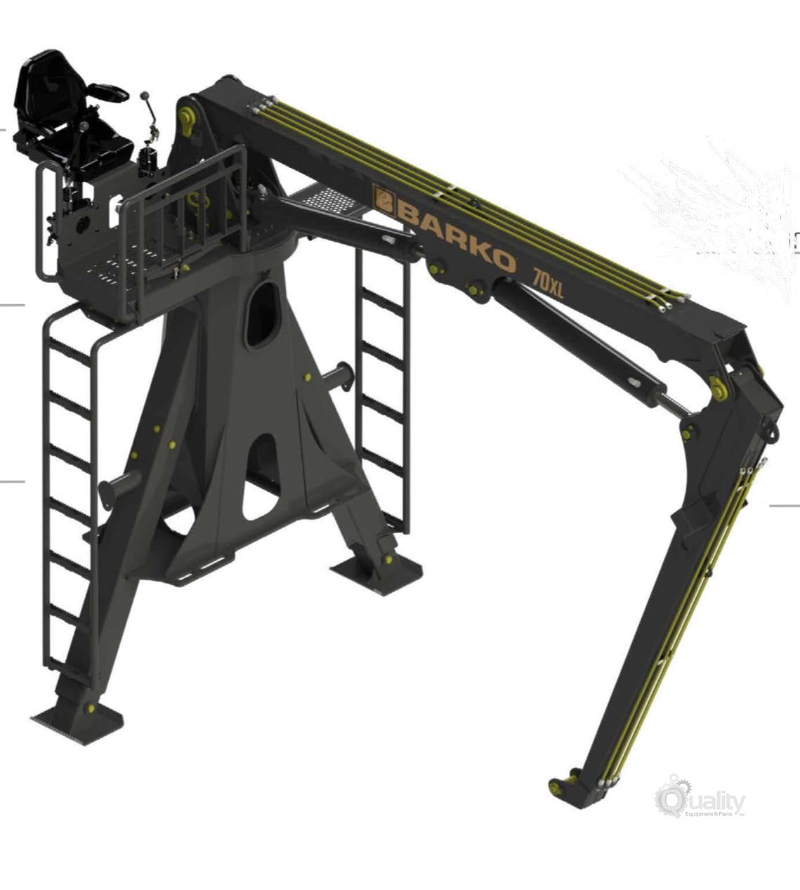 Barko Stationary Log Loader | 2023 Model 70XLE | Capacity 8797 lbs