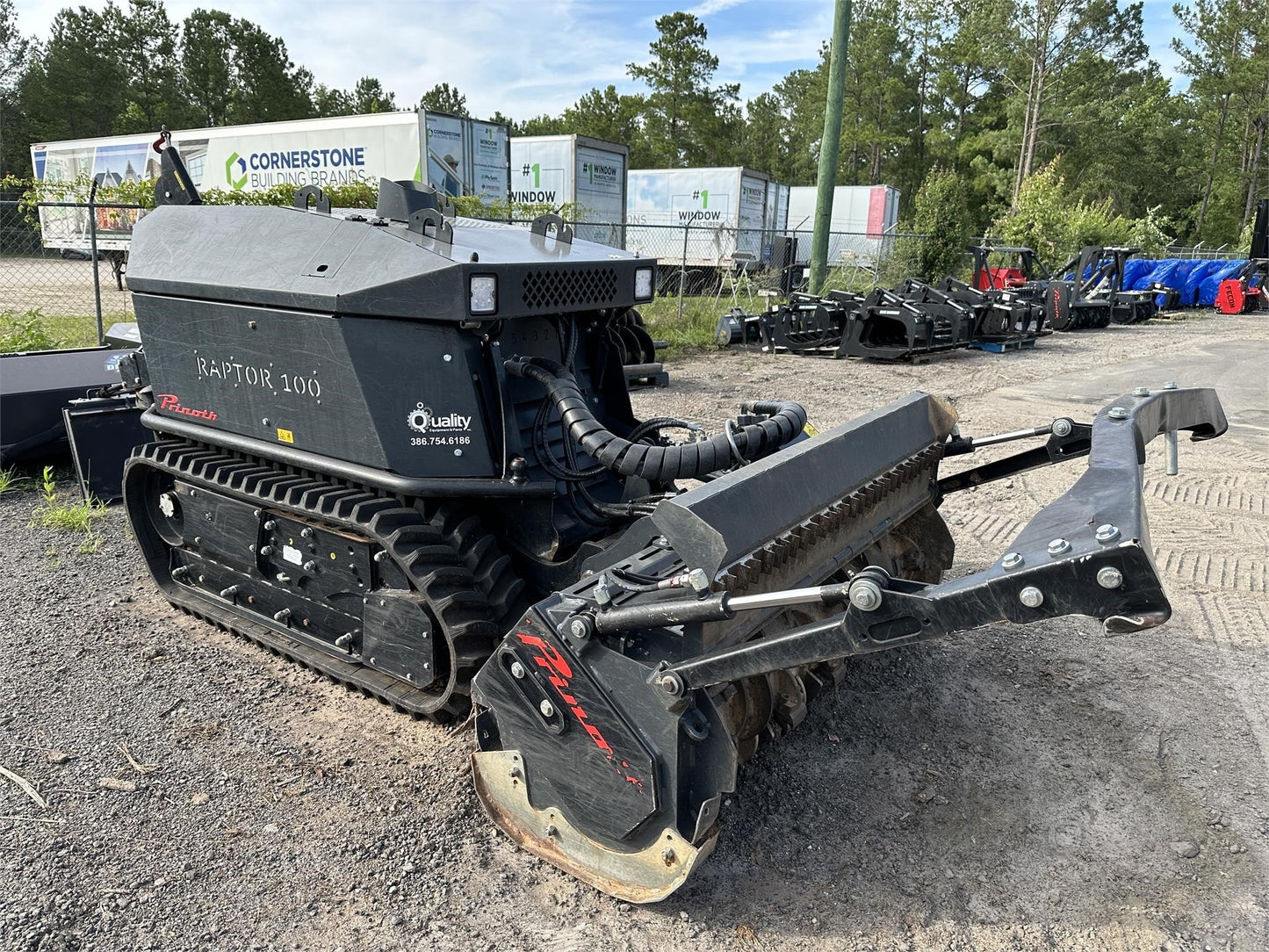 Prinoth Track Mulcher | 2023 Model Raptor 100 | 2.85 Tons Class | Cutting Width 57" Inches | For Land Clearing & Vegetation Management | USED