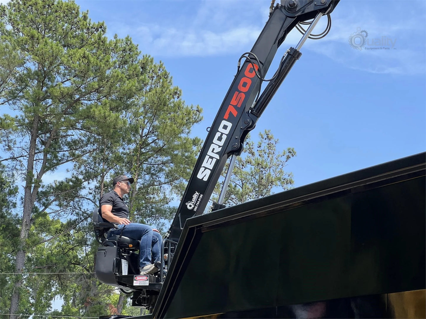 2023 SERCO Truck Log Loader | Model 7500 | Boom Reach 25' Ft | Hydraulic Flow Rate 30 GPM | For Heavy-Duty Material Handling