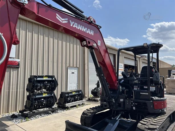 Yanmar Mini Excavator | 2024 Model VIO55-6A ( Open ) | 30" Bucket | 13 ft Dig Depth | 48 HP | For Compact Excavation