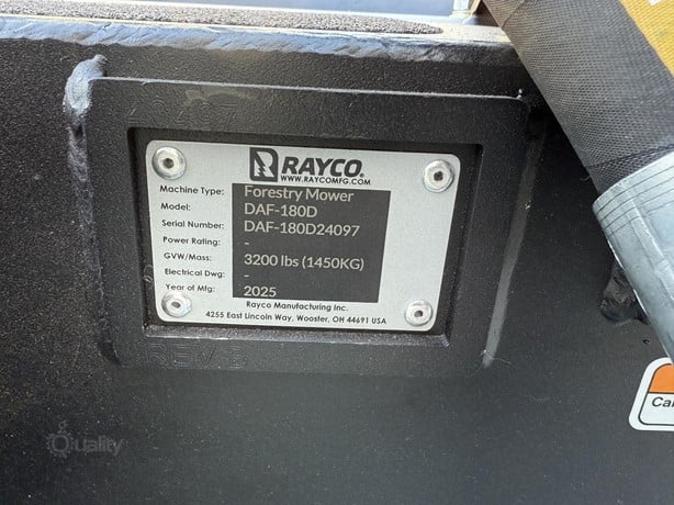 DENIS CIMAF Mulcher | Model 2025 DAF180D | Cutting Width 74" | 35 GPM (132 L/min) | 85+ HP Carriers | 115cc Motor | For Skid Steer / Compact Track Loader (Forestry Carriers)