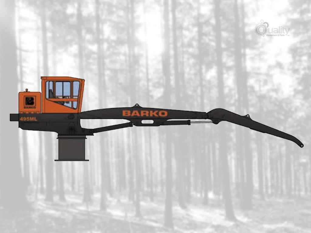 Barko Stationary Electric Loader | 2024 Model 495-SE | Width 8' 5" Ft | Horsepower 100 HP | For Log Loaders