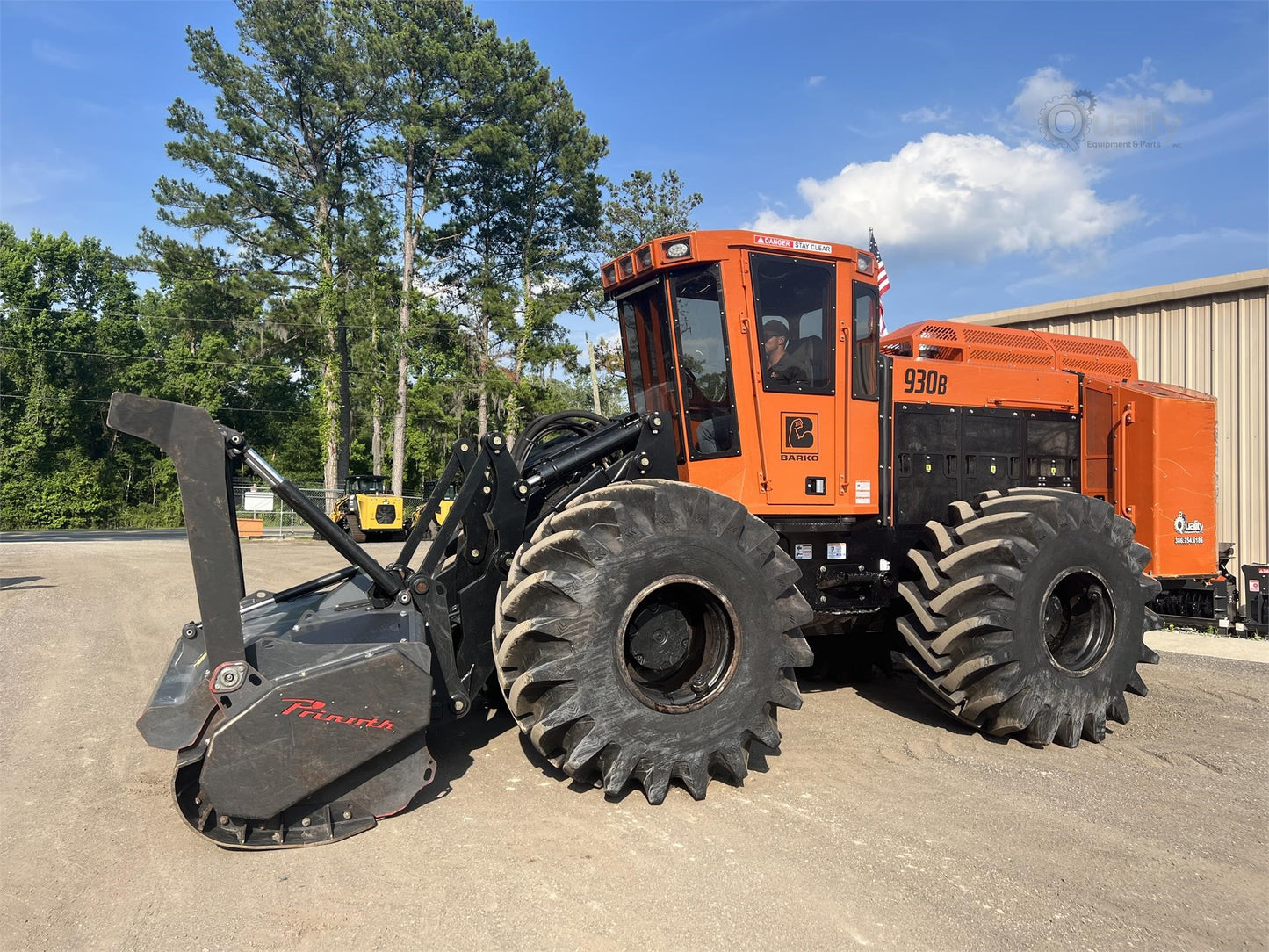 Barko Rubber Tired Mulcher with Prinoth | 2022 Model 930B M650H-2350