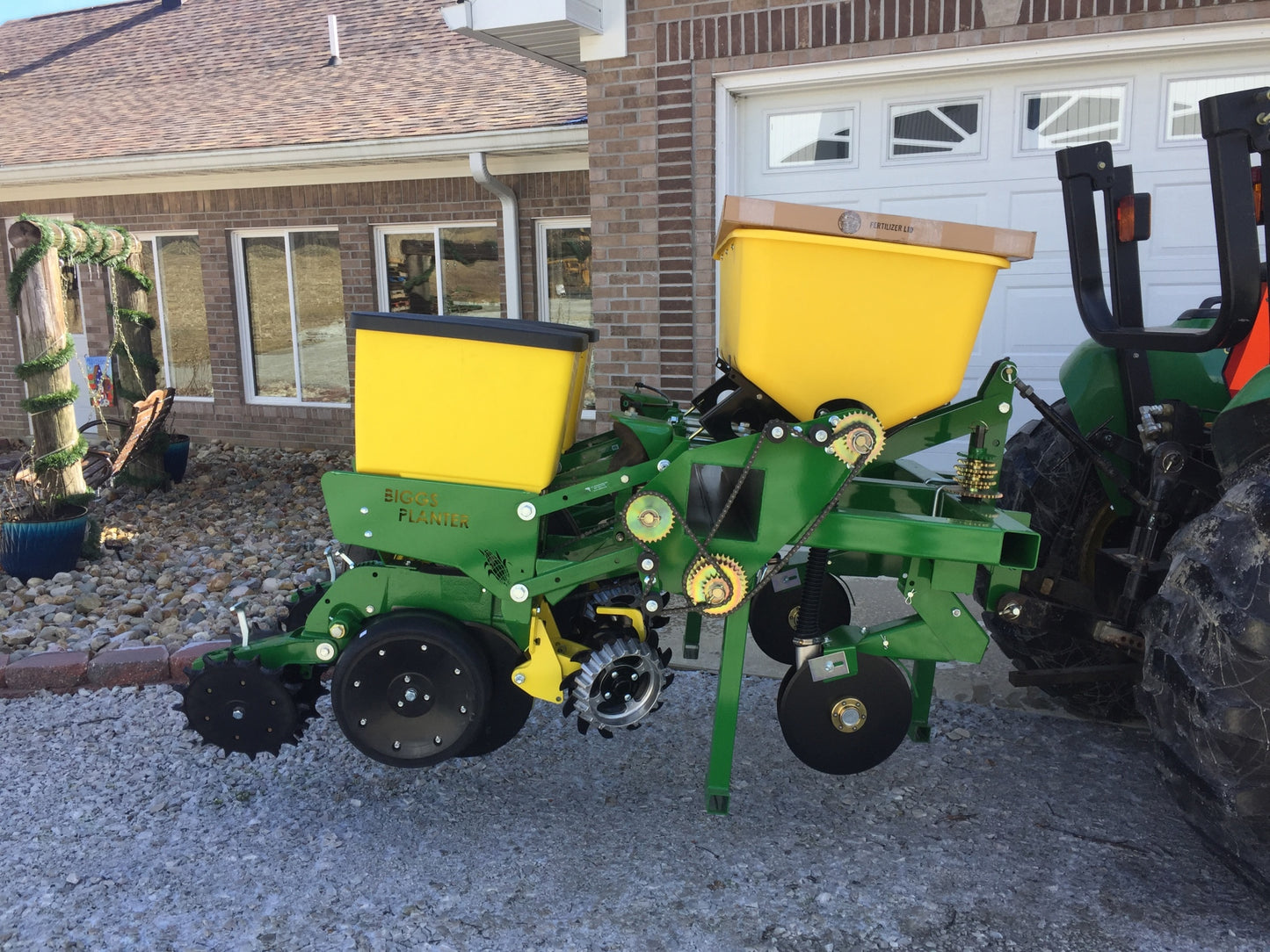 Biggs Planter 2 Row Food Plot Planters | For Tractor