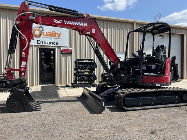 Yanmar Mini Excavator | 2024 Model VIO55-6A ( Open ) | 30" Bucket | 13 ft Dig Depth | 48 HP | For Compact Excavation