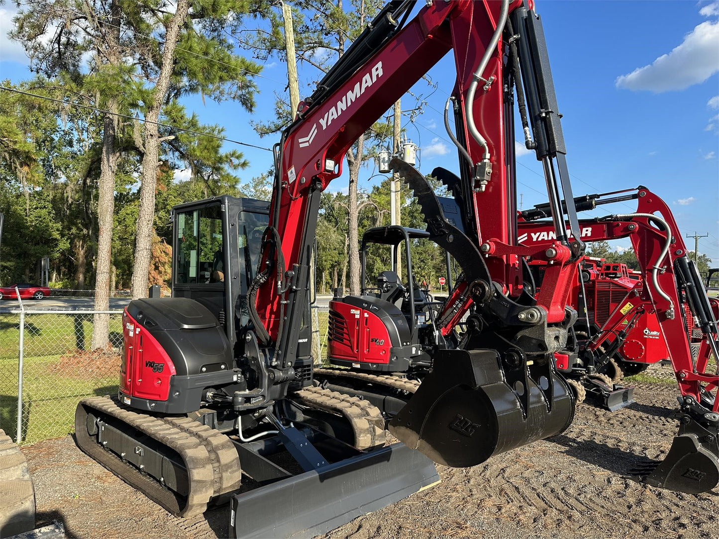 2023 Yanmar Mini Excavator | Model VIO55-6A (Enclosed) | Machine Size 12,247 lbs