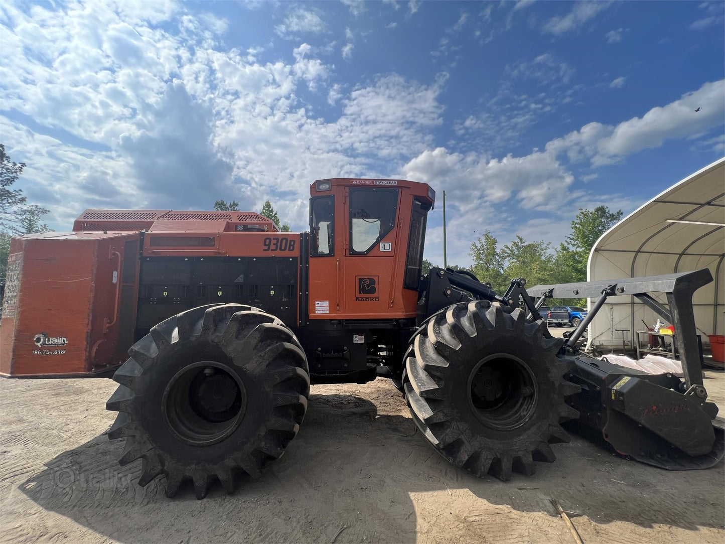Barko Rubber Tired Mulcher with Prinoth | 2022 Model 930B M650H-2350