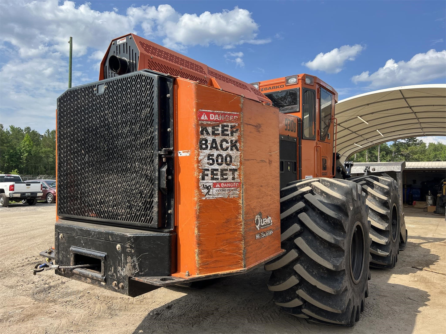 Barko Rubber Tired Mulcher with Prinoth | 2022 Model 930B M650H-2350