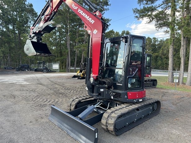 Yanmar Mini Excavator | 2024 Model VIO55-6A ( Enclosed ) | 30" Bucket | 13 ft 6 in Dig Depth | 47.6 HP | For Compact Excavation