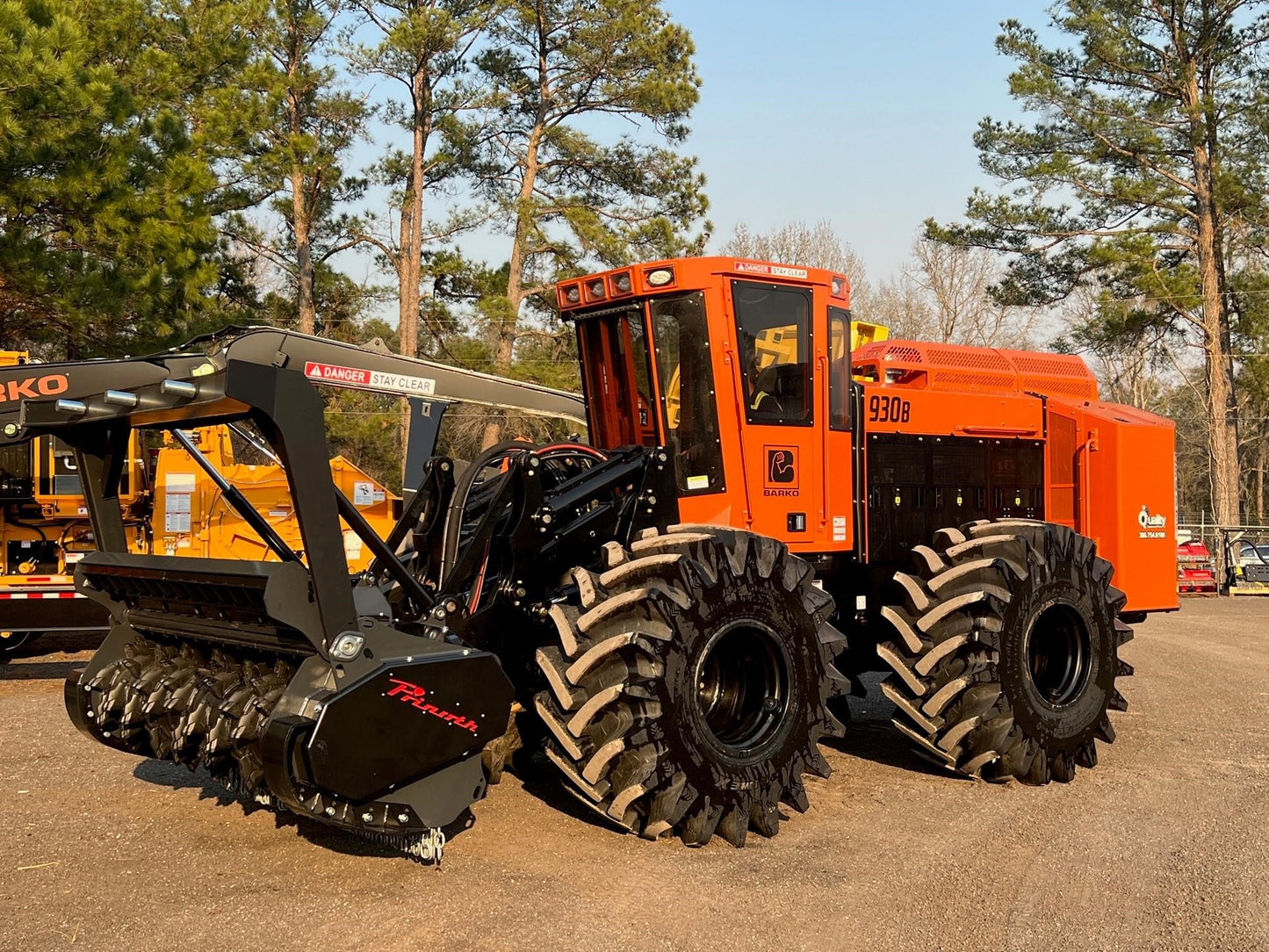 Barko Rubber Tired Mulcher with Prinoth | 2022 Model 930B M650H-2350