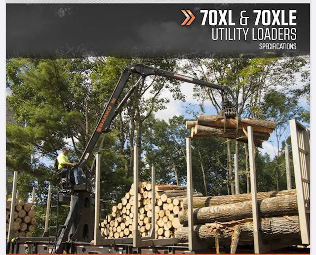 Barko Stationary Log Loader | 2023 Model 70XLE | Capacity 8797 lbs