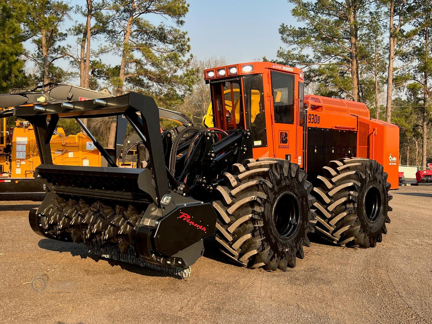 Barko Rubber Tired Mulcher with Prinoth | 2022 Model 930B M650H-2350