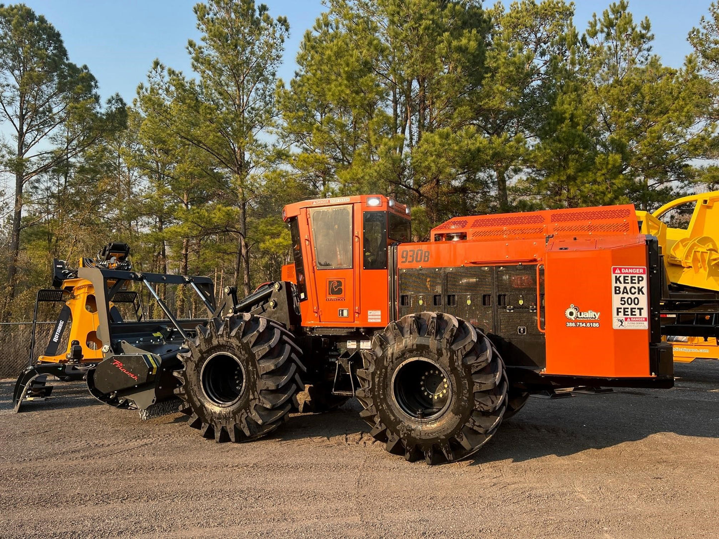 Barko Rubber Tired Mulcher with Prinoth | 2022 Model 930B M650H-2350