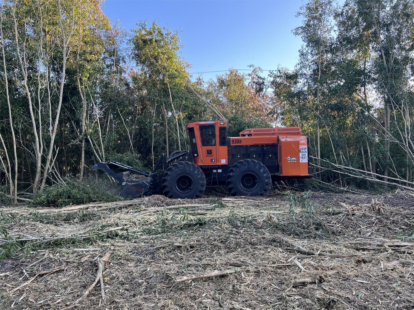 Barko Rubber Tired Mulcher with Prinoth | 2022 Model 930B M650H-2350