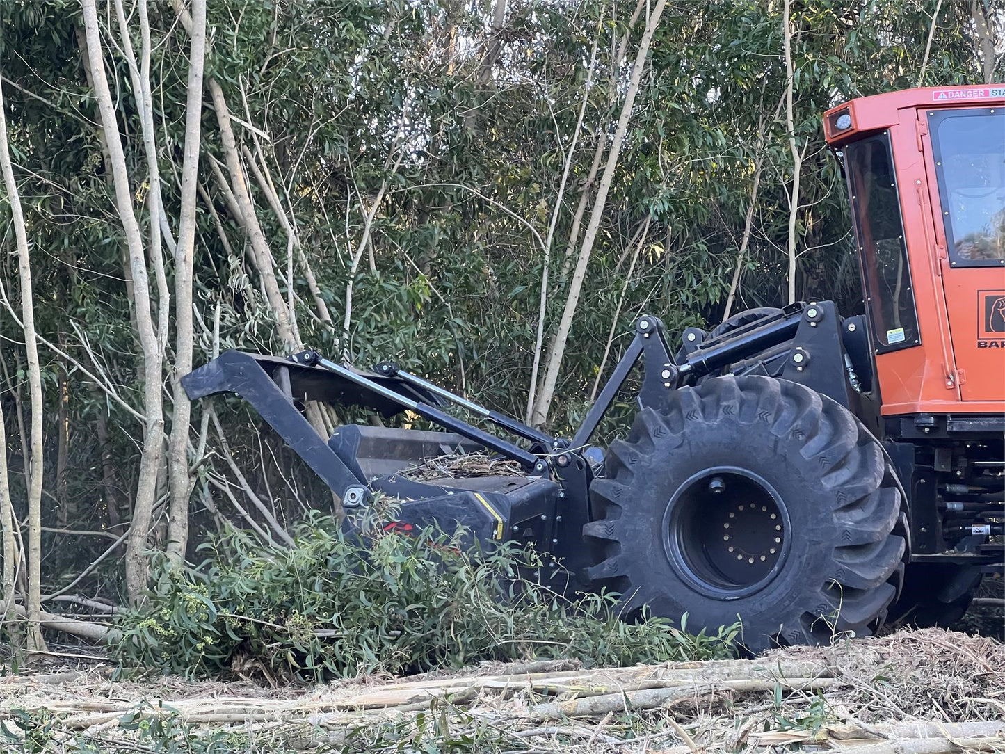 Barko Rubber Tired Mulcher with Prinoth | 2022 Model 930B M650H-2350