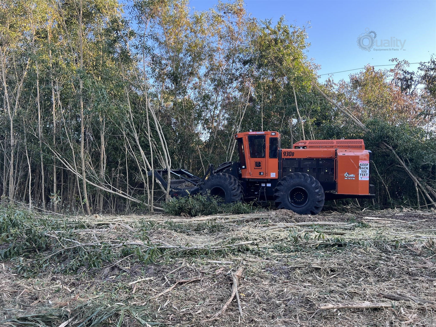 Barko Rubber Tired Mulcher with Prinoth | 2022 Model 930B M650H-2350