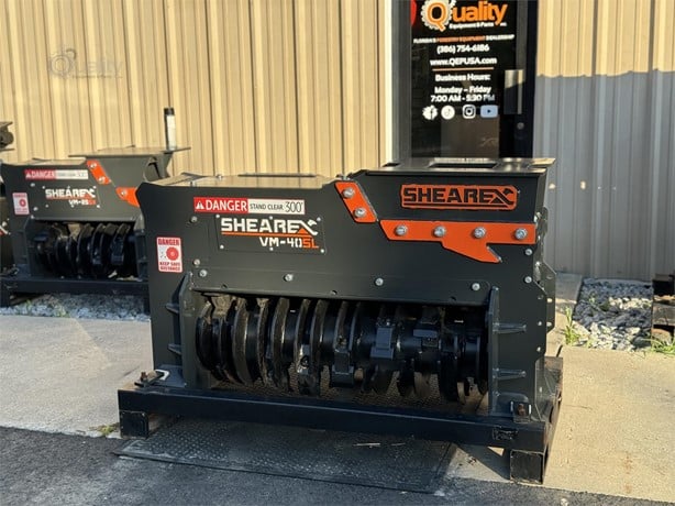SHEAREX Mulcher | Model 2023 VM-40SL | Cutting Width 40" | Machine Size 10–15 Ton | Top Sharpened Knives | For Excavators