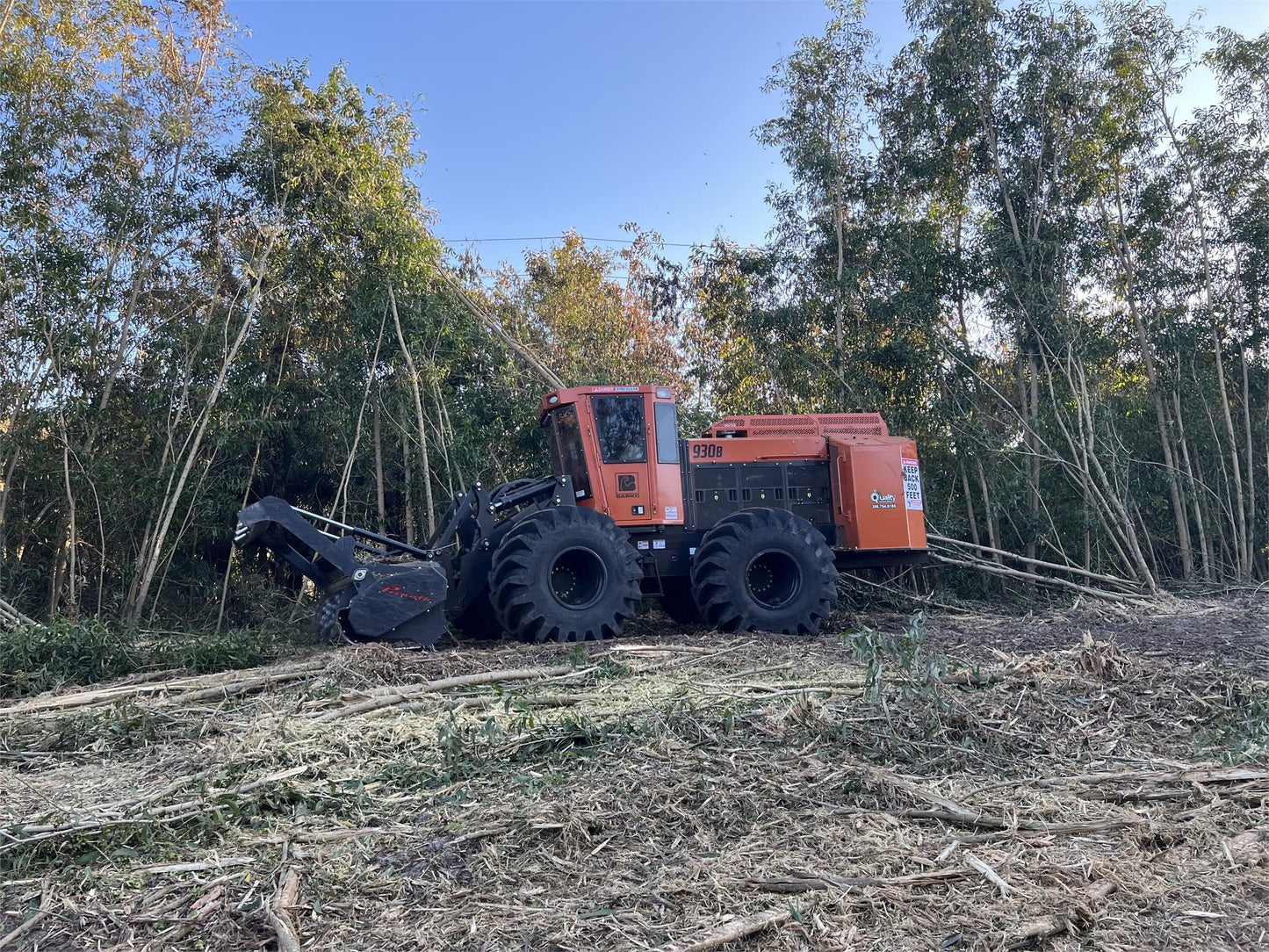 Barko Rubber Tired Mulcher with Prinoth | 2022 Model 930B M650H-2350