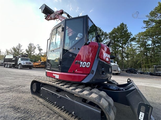 Yanmar Crawler Excavator | 2024 Model SV100-7 | Dig Depth 14 ft | 72 HP | 30.9 gal Fuel Capacity | For Compact Excavation Applications