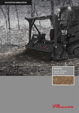 Prinoth Mulcher | 2023 Model M450S-1900 | 74.8" Cutting Width | 80–150 HP | 115cc Motor | For Skid Steer ( Compact Loaders )