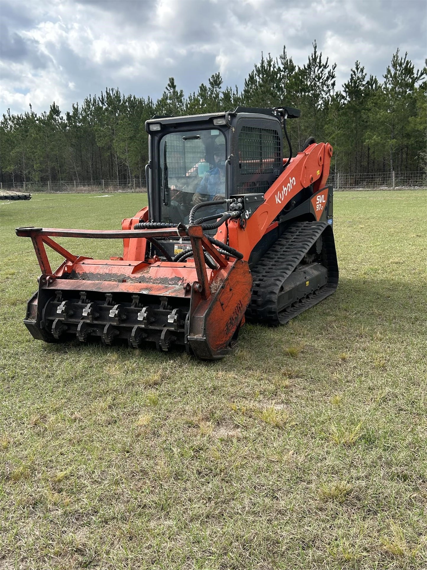 2021 Kubota Skid Steer Mulcher | Model SVL97-2 | For Landscaping, Construction, and Vegetation Management