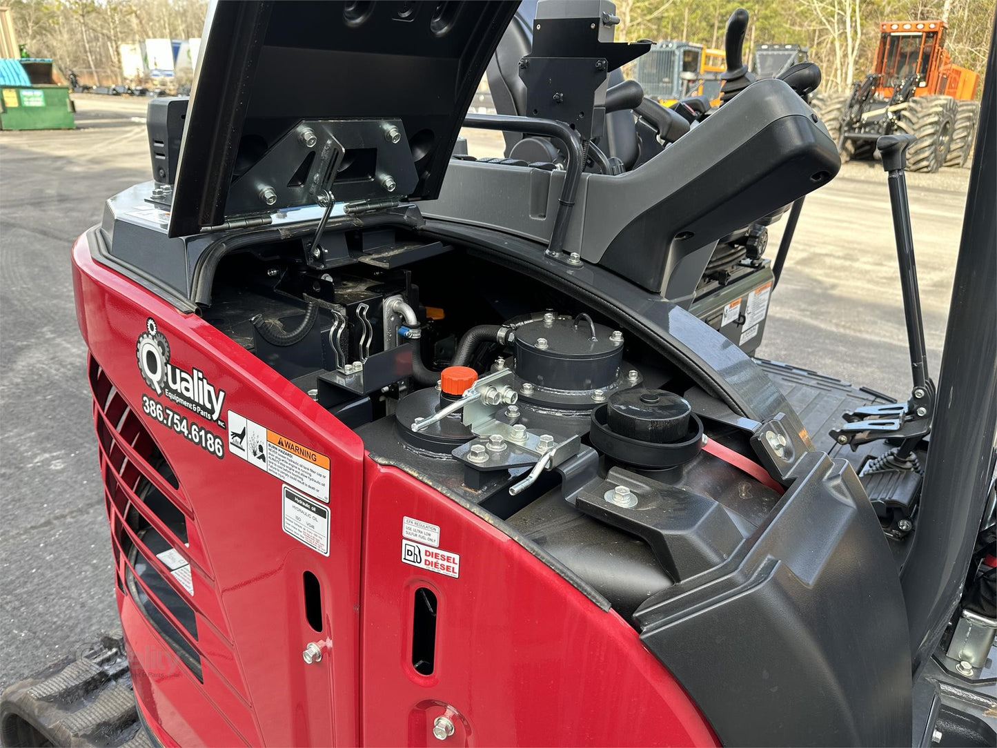 Yanmar Mini Excavator | 2024 Model SV40 | Machine Size 12,000 lbs | Fuel Capacity 14.8 Gallons