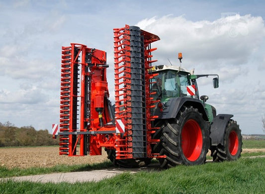TOSCANO Folding Power Harrow | Model 6000 | Work Width 19.7 Feet | HorsePower 180-280 HP | For Tractor
