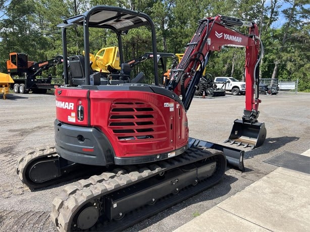 Yanmar Mini Excavator | 2024 Model VIO55-6A ( Open ) | 30" Bucket | 13 ft Dig Depth | 48 HP | For Compact Excavation