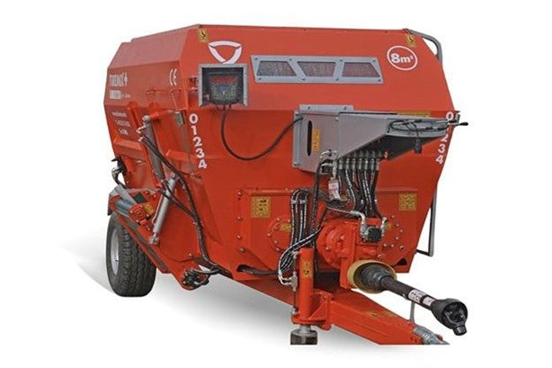 AK Ziraat | TIREMIX Y8M3 | 8m³ | Feed/Mixer Wagon | HorsePower 65 HP | For Tractor
