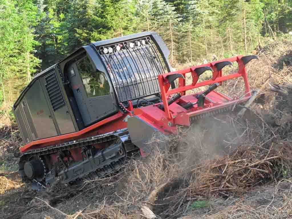 Prinoth Track Mulcher Carrier Vehicle | 2025 Model Raptor-800 | Engine Horsepower 640 HP | For Heavy-Duty Forestry