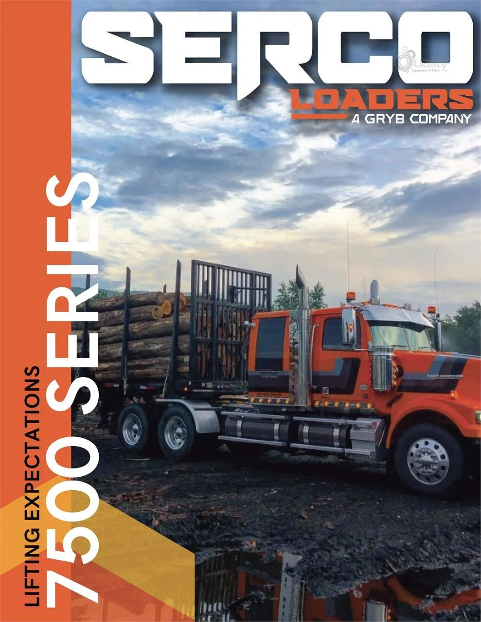 2023 SERCO Truck Log Loader | Model 7500 | Boom Reach 25' Ft | Hydraulic Flow Rate 30 GPM | For Heavy-Duty Material Handling