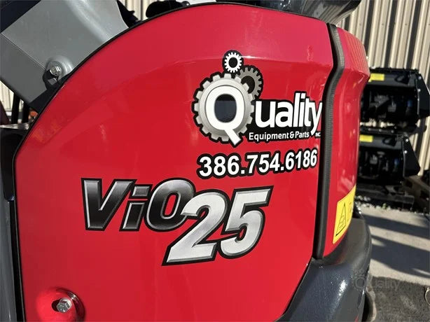Yanmar Mini Excavator | 2024 Model VIO25-6B | 18" Bucket | 10 ft Dig Depth | 20 HP | For Compact Excavation