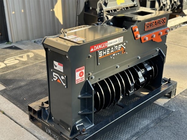 SHEAREX Mulcher | Model 2023 VM-40SL | Cutting Width 40" | Machine Size 10–15 Ton | Top Sharpened Knives | For Excavators