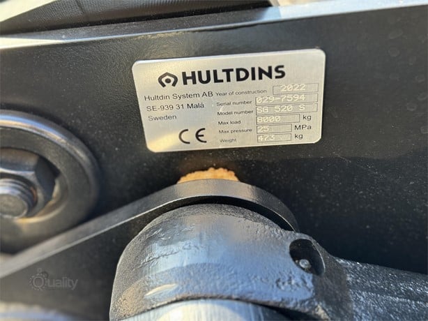 HULTDINS Grapple | Model 2024 SG520S | 12-Ton Rotator | 1,040 lb | For Back-of-Cab Loaders / Truck Loader