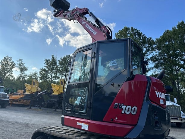Yanmar Crawler Excavator | 2024 Model SV100-7 | Dig Depth 14 ft | 72 HP | 30.9 gal Fuel Capacity | For Compact Excavation Applications