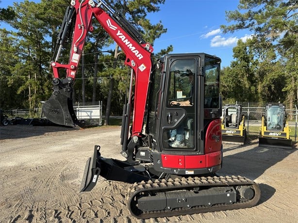 Yanmar Mini Excavator | 2024 Model VIO35-6A | 24" Bucket | 11 ft Dig Depth | 24.4 HP | For Compact Excavation