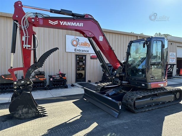 Yanmar Crawler Excavator | 2024 Model VIO80-7 | 30" Bucket | 14' 3" Dig Depth | 67 HP | For Heavy-Duty Excavation