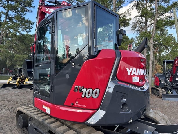 Yanmar Crawler Excavator | 2024 Model SV100-7 | Dig Depth 14 ft | 72 HP | 30.9 gal Fuel Capacity | For Compact Excavation Applications