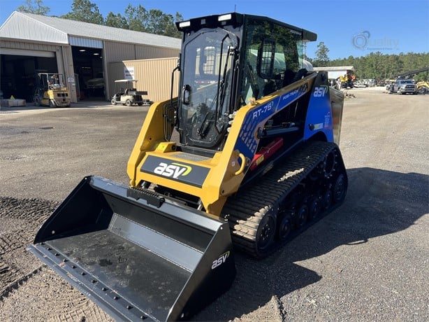 ASV Track Skid Steer With 72" Dirt Bucket | 2025 Model POSI-TRACK RT75 MAX | 74 HP | 22.6 GPM