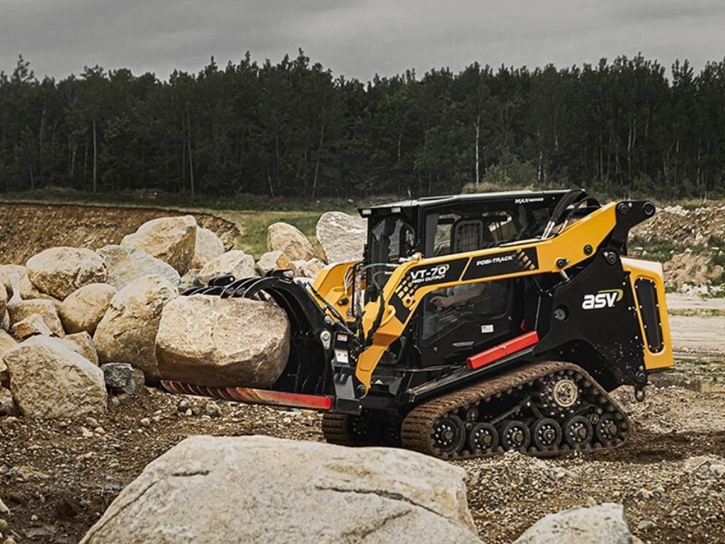 ASV Posi-Track Compact Track Loader | Model VT70HO MAX | Width 66" | Hydraulic Flow Rate 27.9 GPM