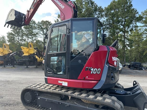 Yanmar Crawler Excavator | 2024 Model SV100-7 | Dig Depth 14 ft | 72 HP | 30.9 gal Fuel Capacity | For Compact Excavation Applications