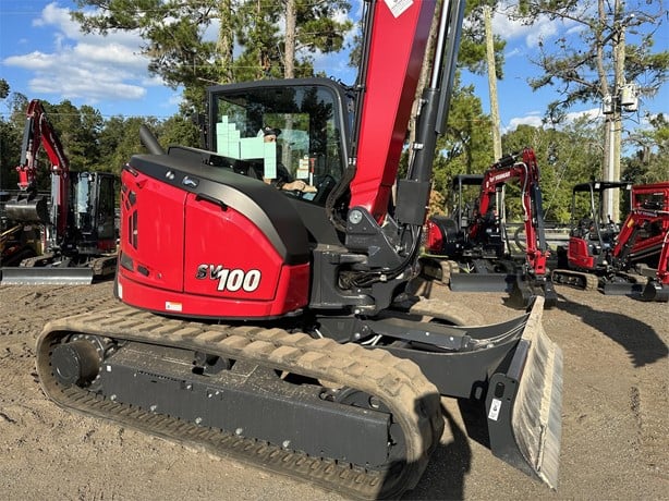 Yanmar Crawler Excavator | 2024 Model SV100-7 | Dig Depth 14 ft | 72 HP | 30.9 gal Fuel Capacity | For Compact Excavation Applications