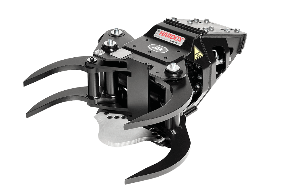 Ragnartech JAK-200 Model Grapple Tree Shears | With Collector & Rotator Options | For 2-5 Ton Excavators
