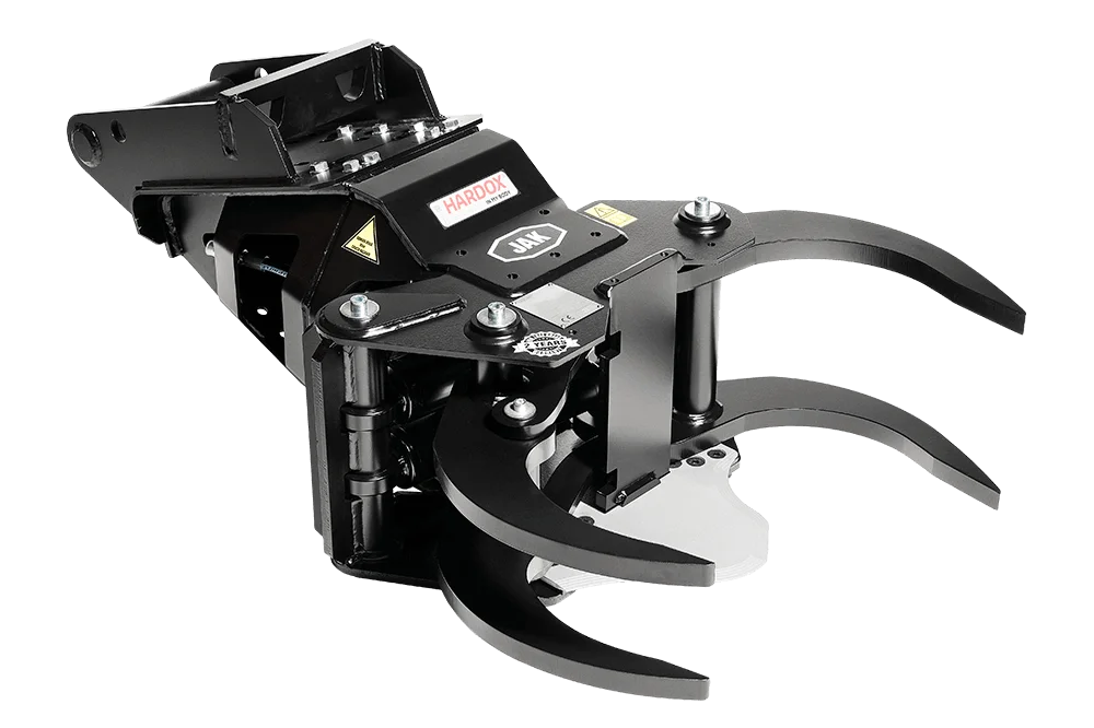 Ragnartech JAK-250 Model Grapple Tree Shears | With Collector & Rotator Options | For 6-12 Ton Excavators