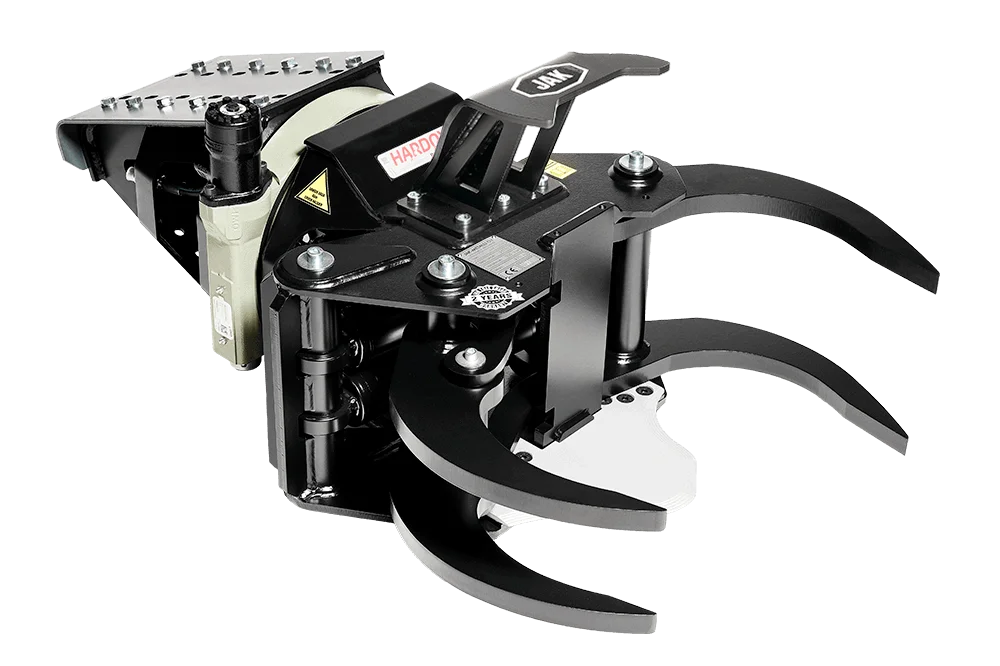 Ragnartech JAK-250 Model Grapple Tree Shears | With Collector & Rotator Options | For 6-12 Ton Excavators