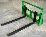 Worksaver | Integrated Frame Pallet Forks | Models 832420 To 833340 | Fork Lengths 36" to 48" | Load Capacity 1,250 to 4,000 LB | Horsepower Up To 65 HP | For Tractors